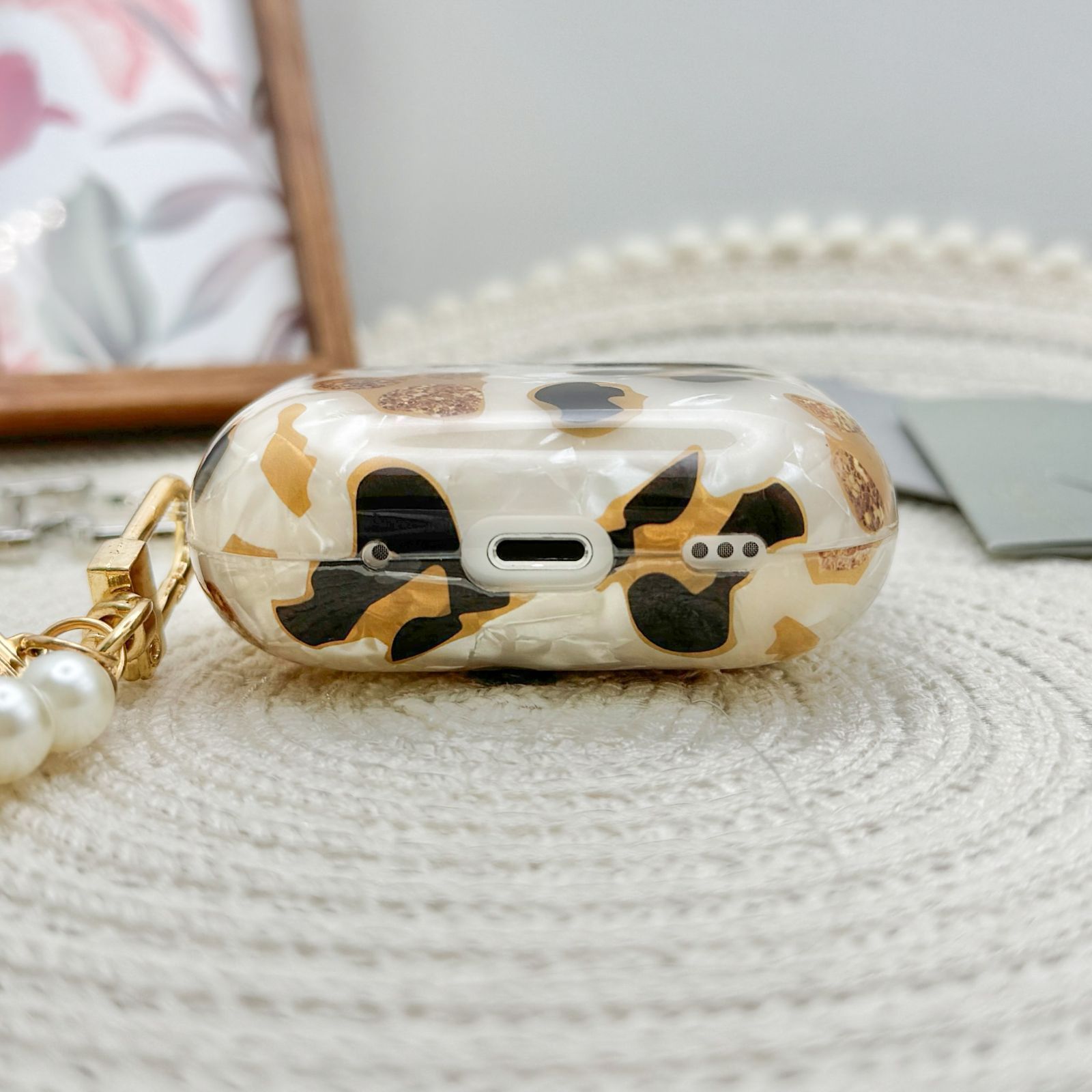 AirPods ケース Apple AirPods Pro 2 第2世代 ヒョウ柄 アニマル AirPods ケース Apple AirPods Pro 2 第2世代 ヒョウ柄 アニマル