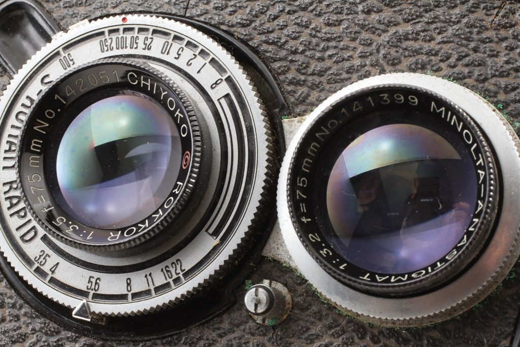 ミノルタ　フレックス　CHIYOKO Minoltaflex II 6×6 TLR Film Camera Chiyoko Rokkor 75mm F3.5