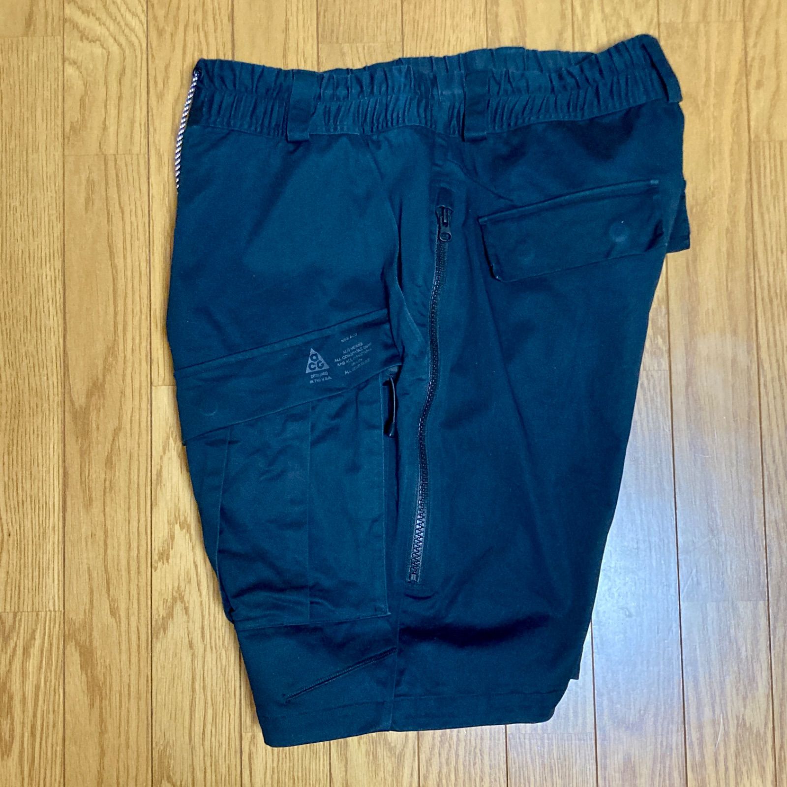 サイズ：M/国内正規品】NIKE LAB ACG CARGO SHORTS BLACK 880981-010