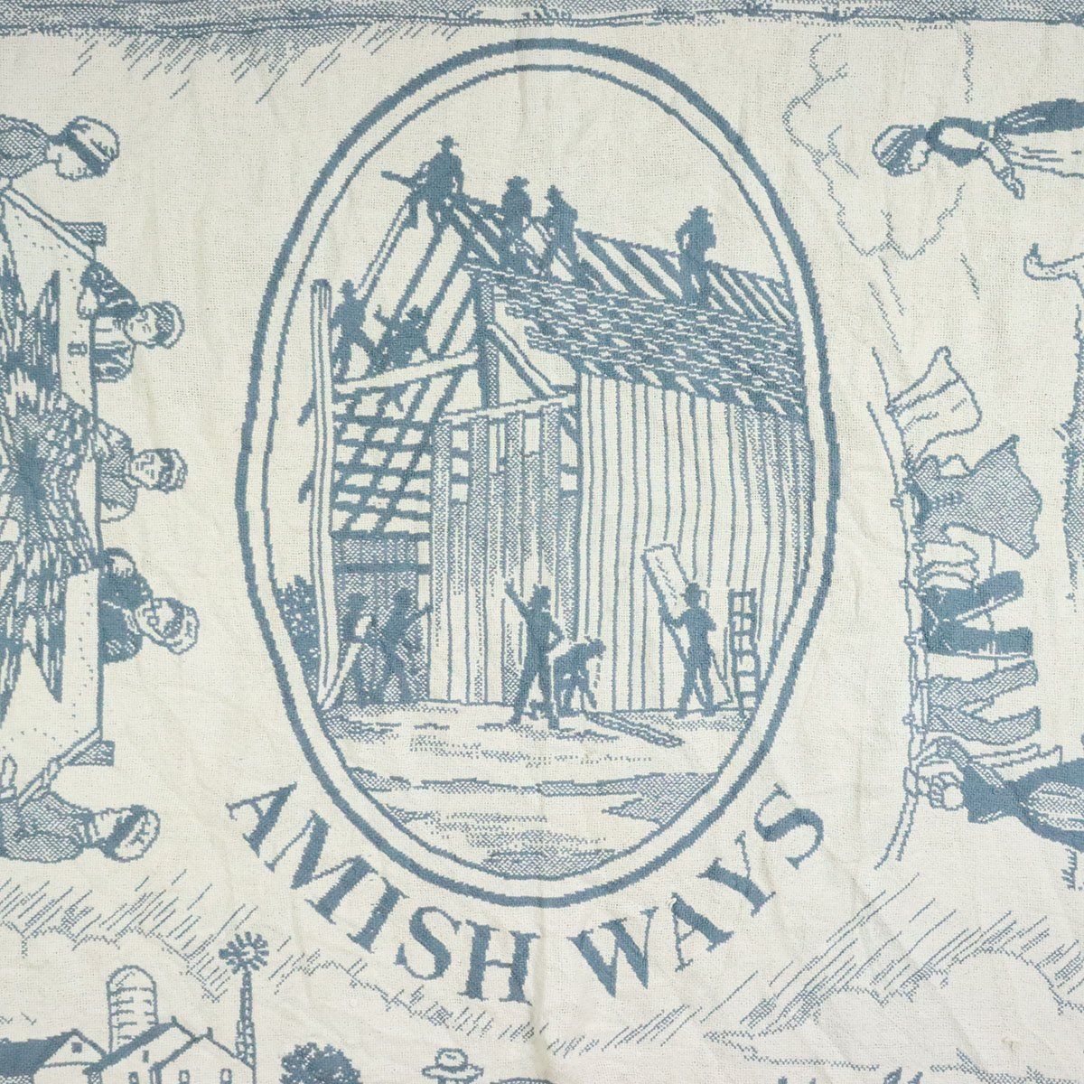 【ポイント10倍】 WAYS AMISH D9-8/O4.16-1 建物 マット ラグ 歴史 農場 景色 ラグ・カーペット