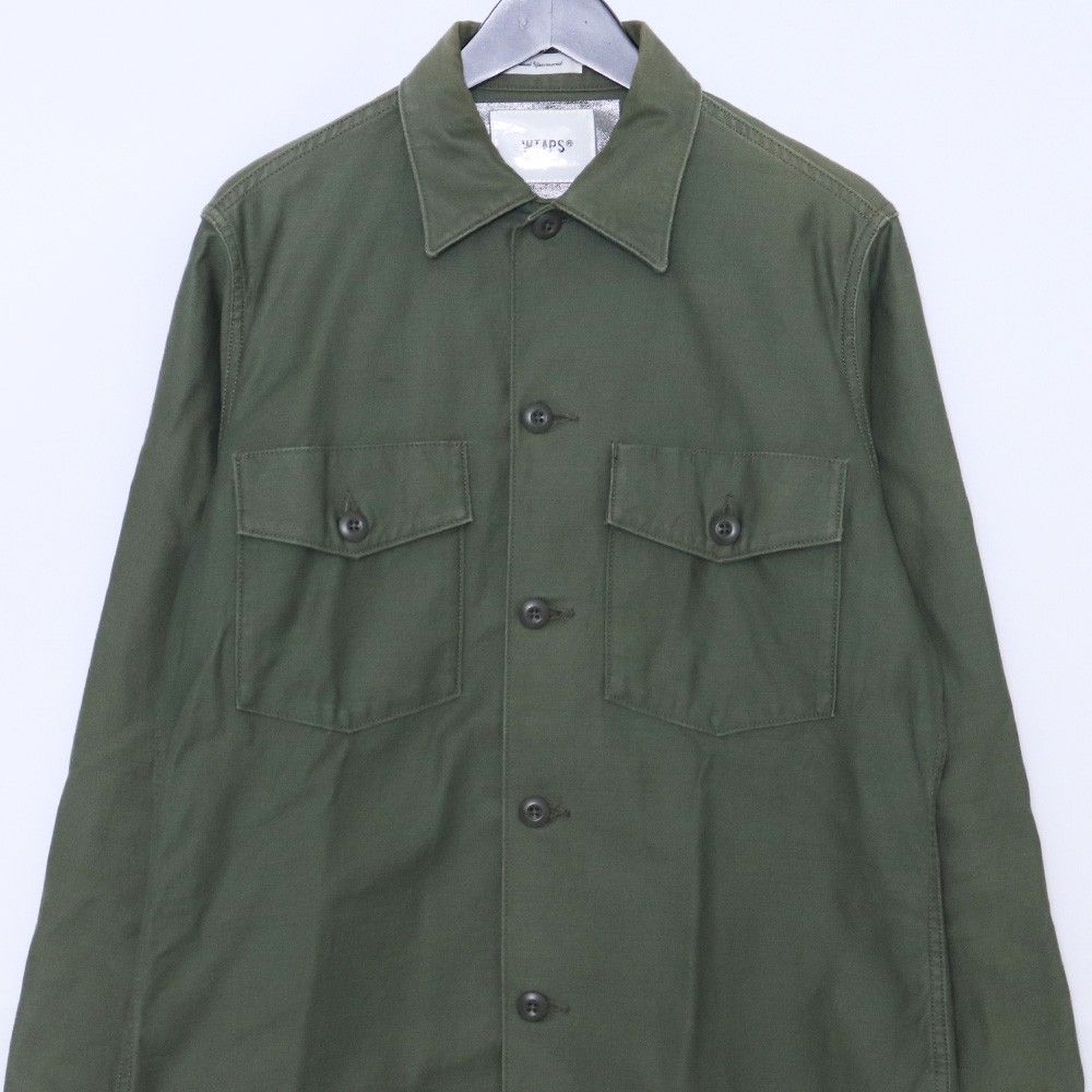 WTAPS WMILL-LS 02/LS/COTTON.SATIN ミリタリー 長袖シャツ