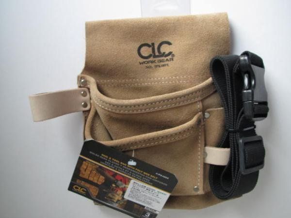 CLC スエード 腰袋 大工 シーエルシー CLC 腰袋 皮 スエード 3ポケット 皮 釘袋 V264894 ツール