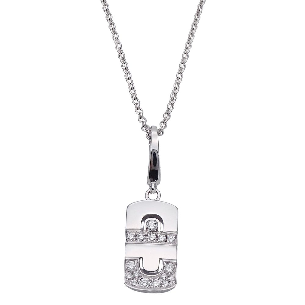 ブルガリ BVLGARI ネックレス レディース ブランド 750WG ダイヤモンド  