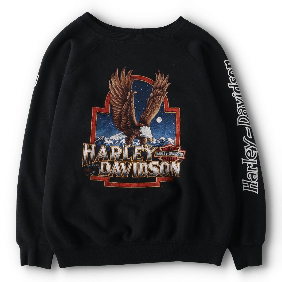 古着 80年代 ハーレーダビッドソン Harley-Davidson 3D EMBLEM 鷲柄 