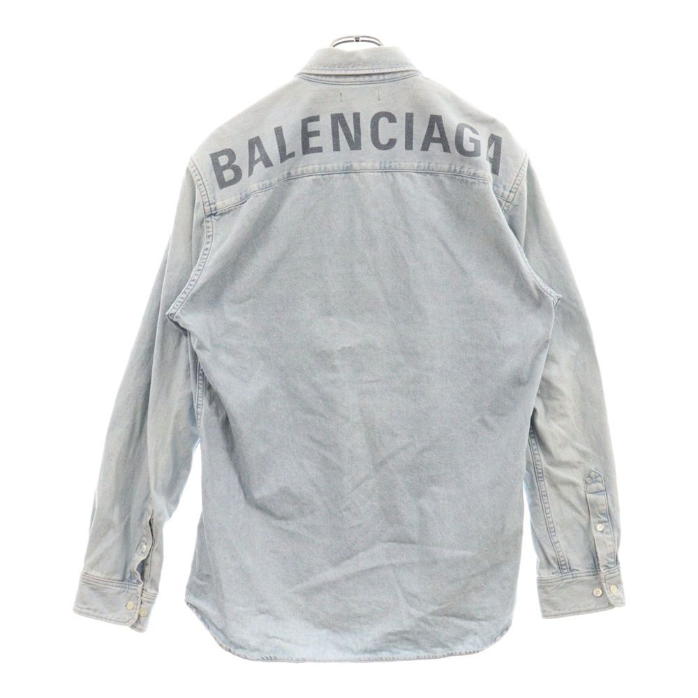 BALENCIAGA (バレンシアガ) 19SS Back Logo Denim Shirt バック