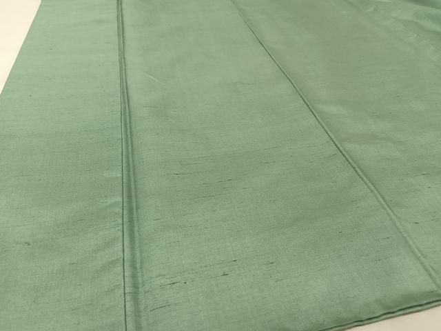 平和屋着物○本加賀友禅作家 成竹登茂男 白山紬 色無地 湊鼠色 銀座お  