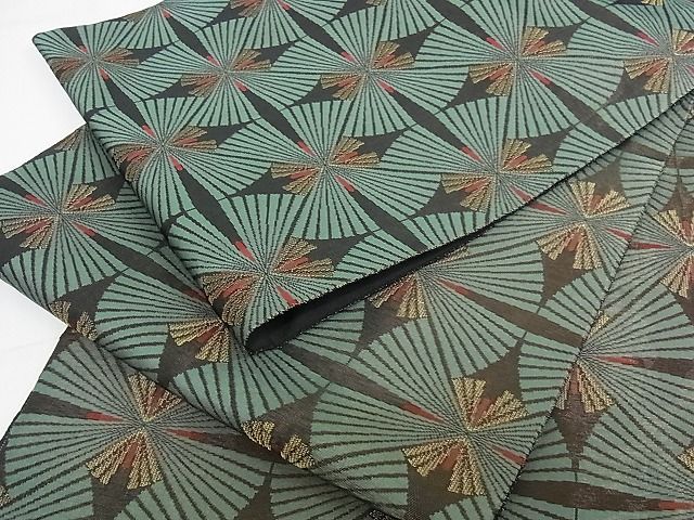 平和屋本店□最高級 人間国宝 北村武資 経錦 六通柄袋帯 若松文 金糸