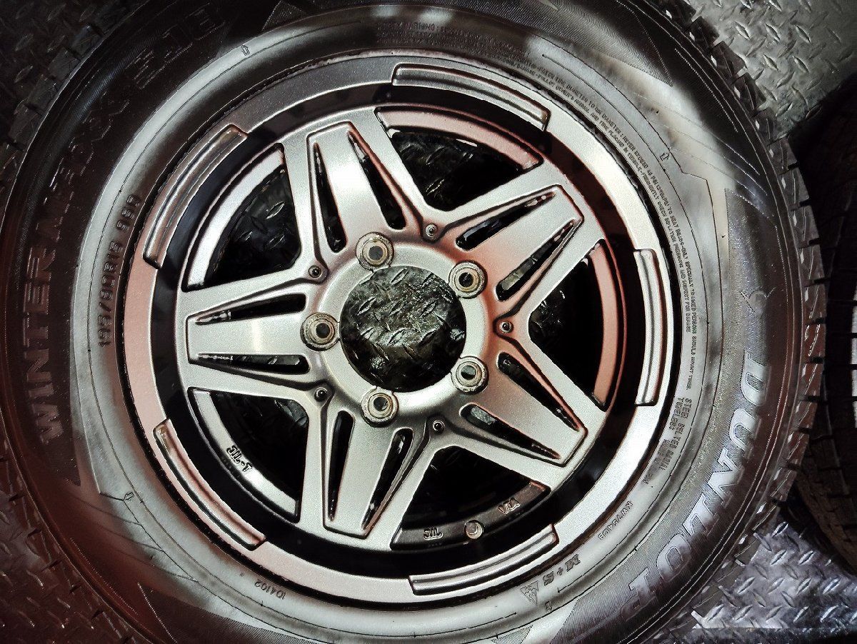 DL WINTER MAXX SJ8 195/80R15】スタッドレス【HOT STAFF MADCROSS JB 