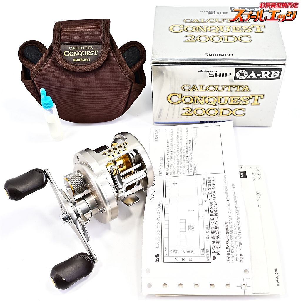値下げしました‼️03CALCUTTA CONQUEST 200DC 【シマノ】 03カルカッタコンクエスト 200DC SHIMANO CALCUTTA
