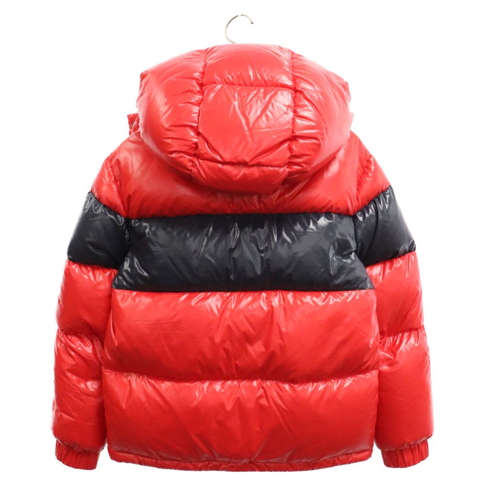 MONCLER (モンクレール) 19AW GARY GIUBBOTTO ゲイリー ロゴワッペン付き フロント切り替えジップアップナイロンダウンジャケット  レッド ネイビー E2091419078568950 - メルカリ