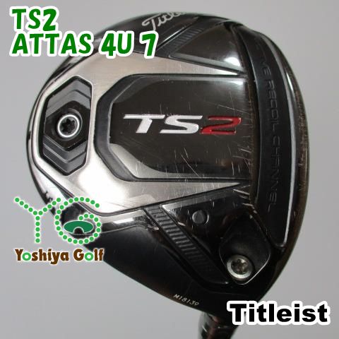 通販限定□ フェアウェイウッド タイトリスト TS2/ATTAS 4U 7/S/18
