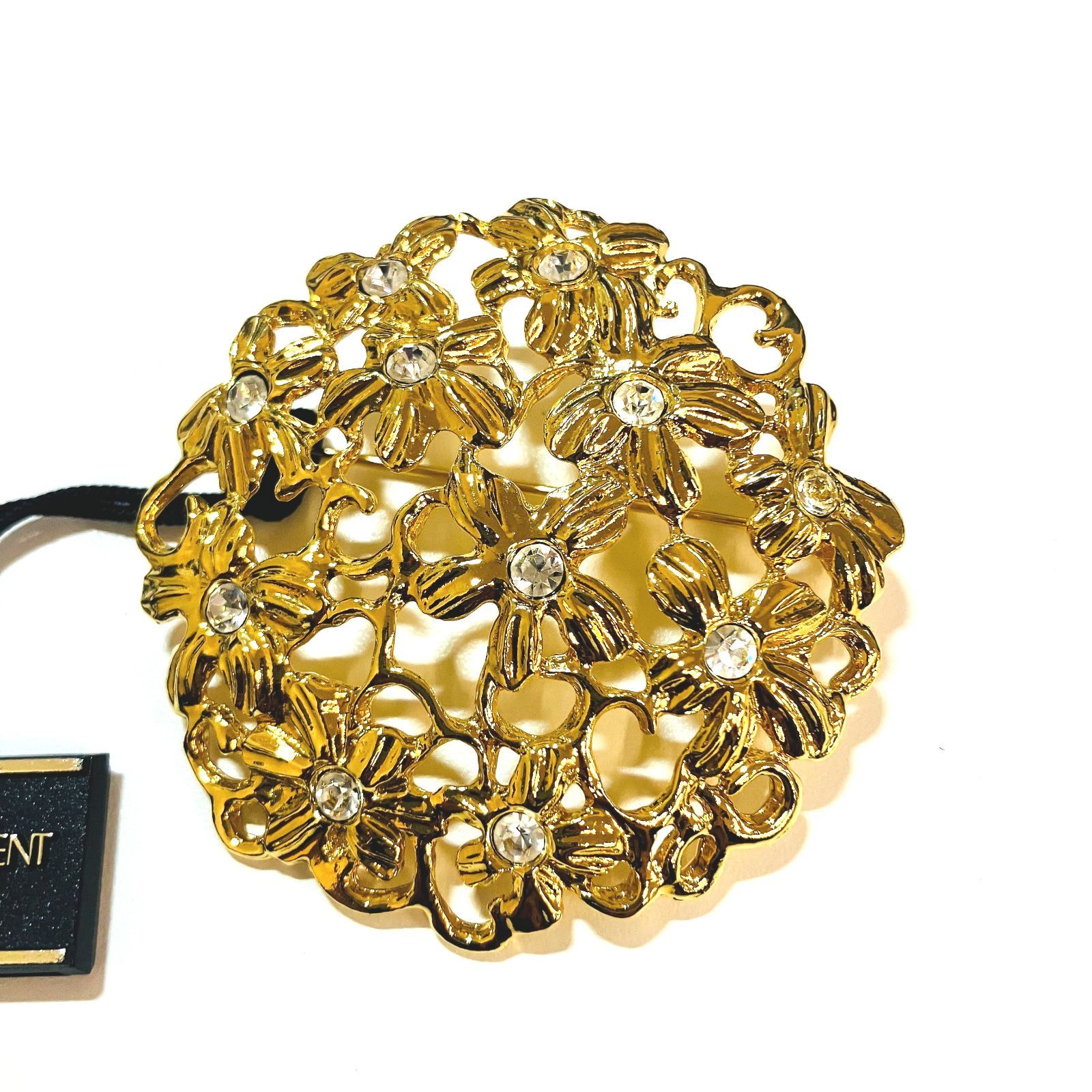 サンローラン フラワーモチーフ ブローチ 楽天市場】サンローラン ブローチ SAINT LAURENT ピンブローチ