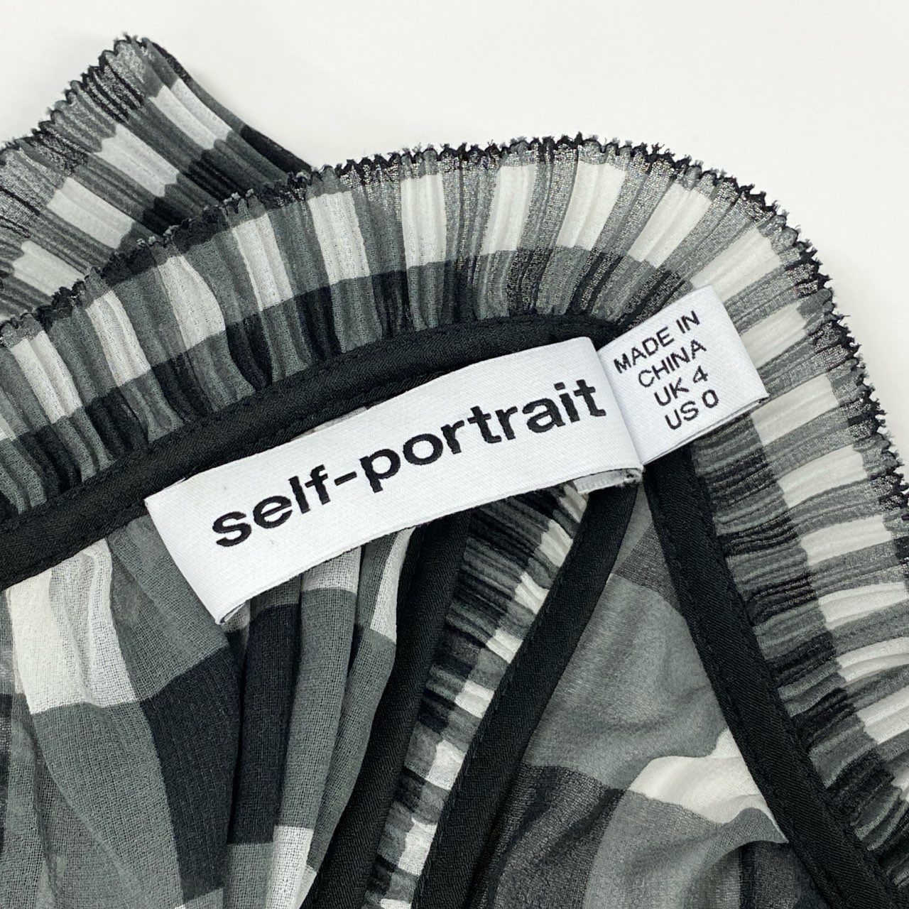 self-portrait セルフポートレイトワンピース　タータンチェック サイズ追加！【田中みな実さん、玉城ティナさん着用】Self