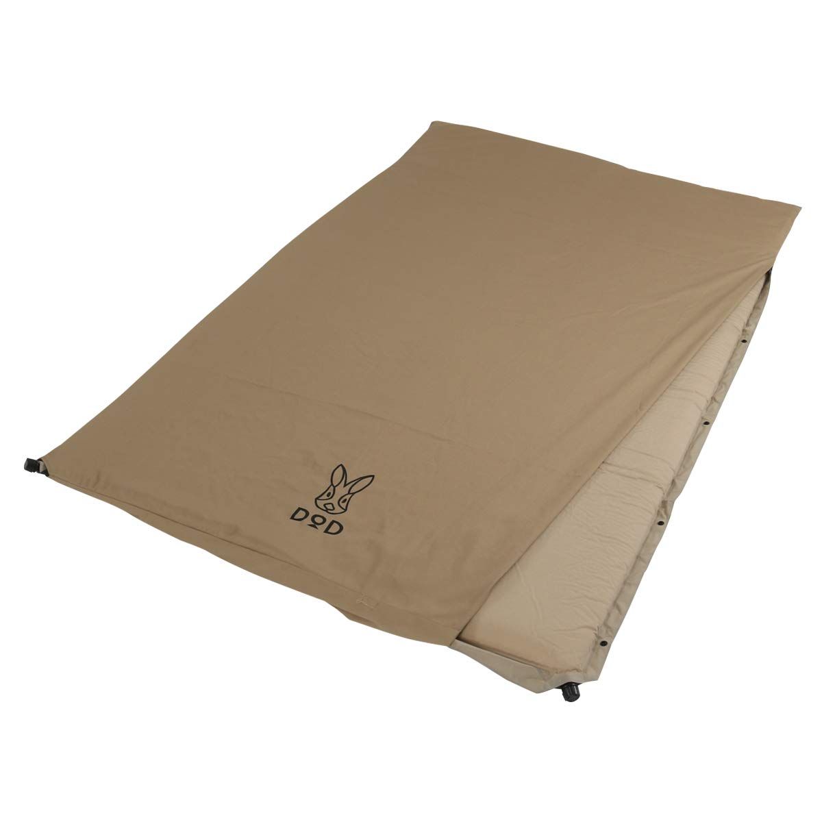 厚み4.5cmエアマット 丸洗いシーツ付き L M S ソトネノサソイ DOD