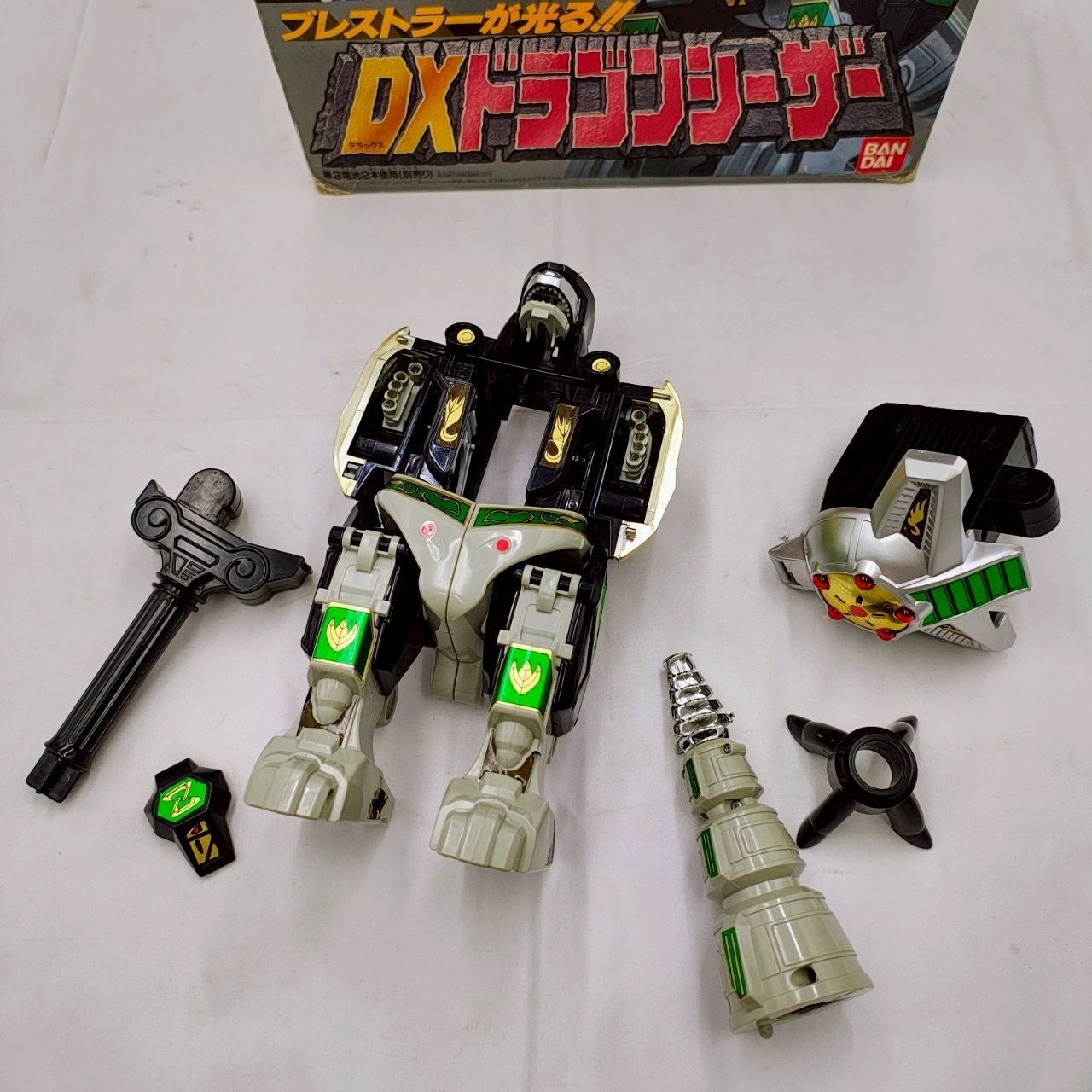 平成レトロ　恐竜戦隊 ジュウレンジャー  ドラゴンシーザー　1992 バンダイ ❗️✨ヴィンテージ品✨❗️】恐竜戦隊ジュウレンジャー DX