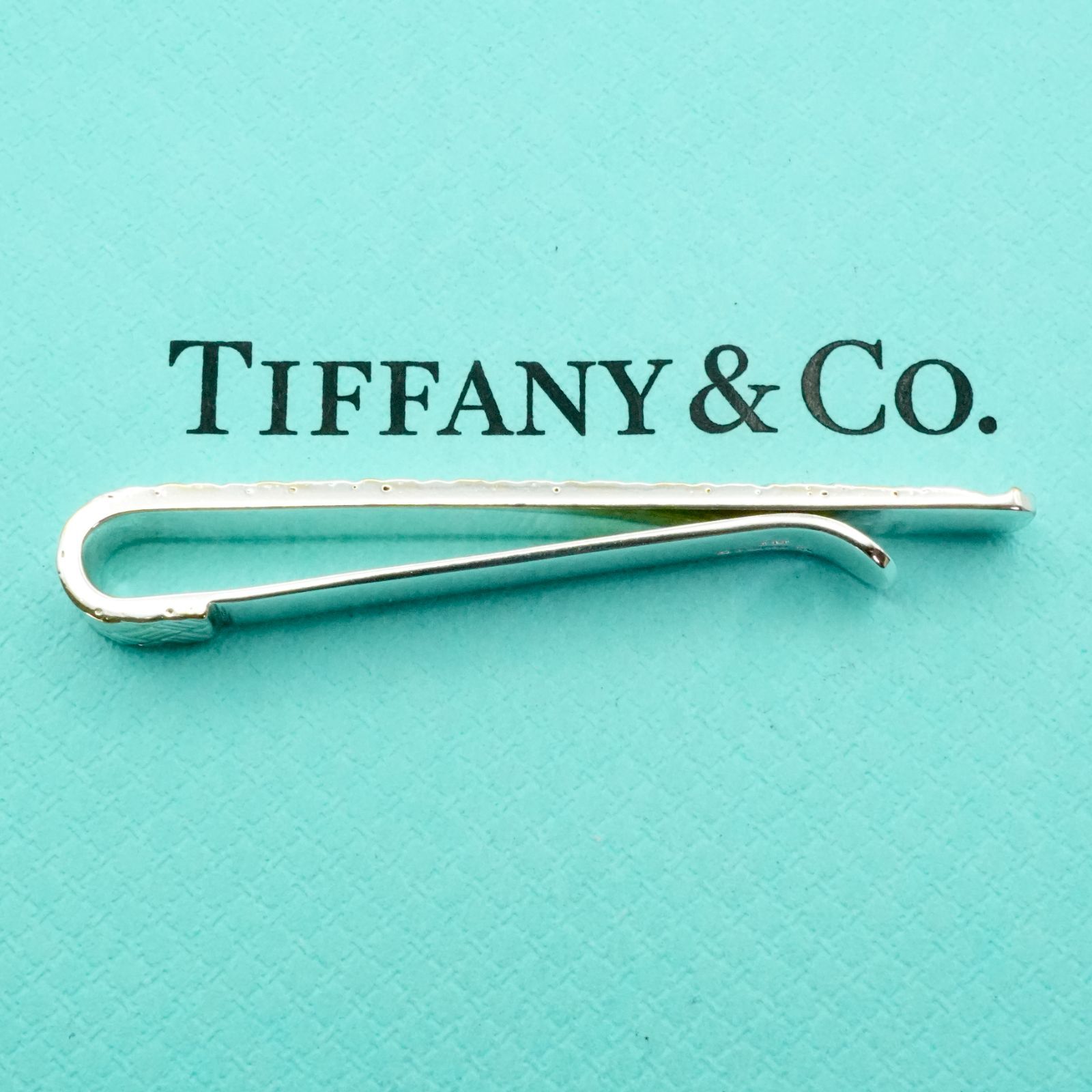 極美品 ヴィンテージ ティファニー コンビ 編み込み タイピン/25-1387S