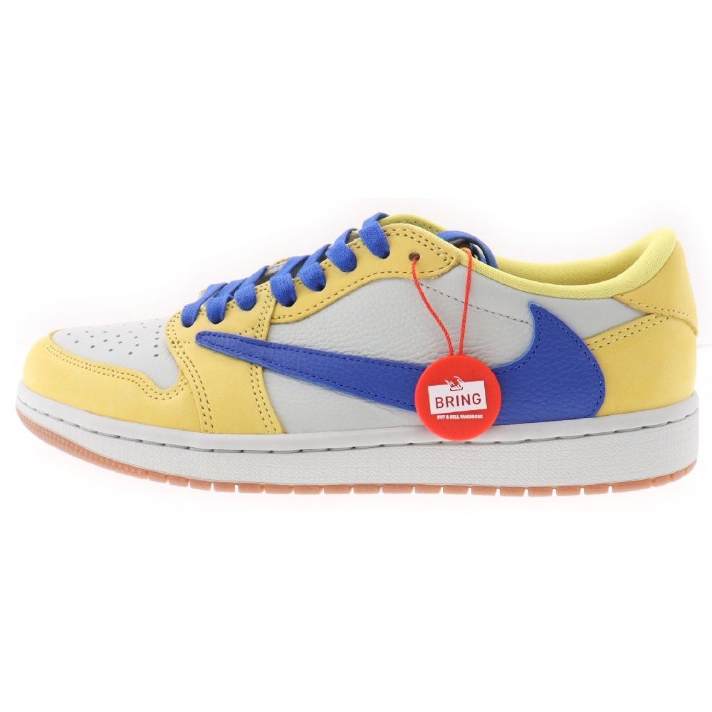 トラヴィススコット × ナイキ ウィメンズ エアジョーダン1 OG カナリー Travis Scott × Nike WMNS Air Jordan 1 Retro Low OG Canary