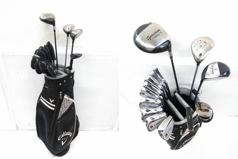 ゴルフデビューに！メンズ ゴルフクラブ 14本フルセット Callaway キャディバッグ付 初級 入門 初心者おすすめ 送料無料 即購入可♪