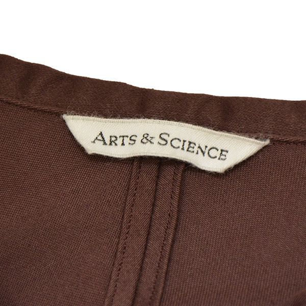 ARTS＆SCIENCE アーツアンドサイエンス Ribbon collar shirt リボン 