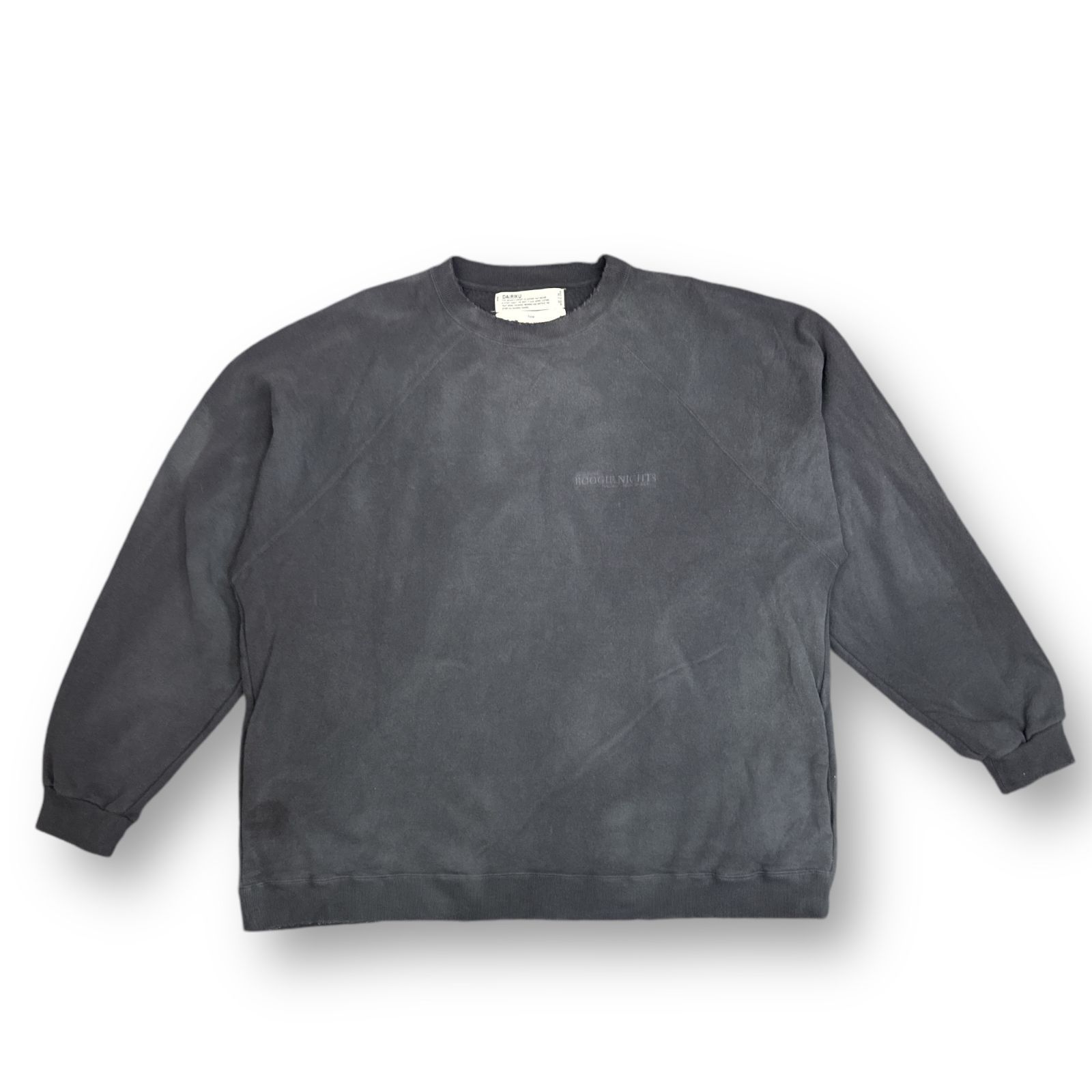 定価37400円 DAIRIKU 21AW Ponyboy Pullover Sweater ポニーボーイプルオーバースウェット トレーナー ダイリク 21AW C-3 ネイビー L 74078A6