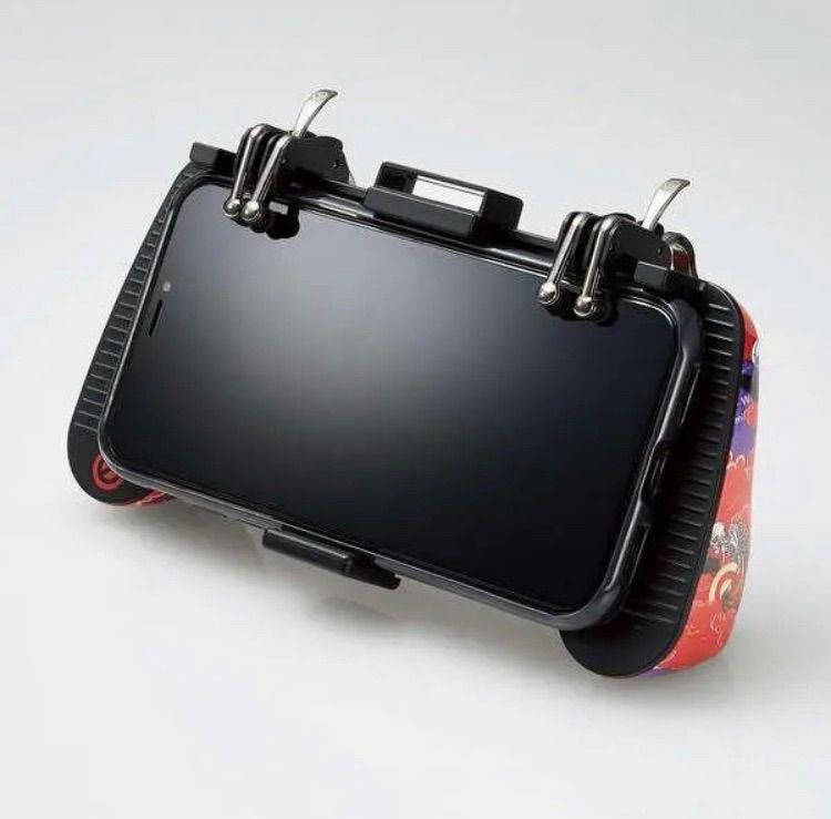 エレコム スマホ スマートフォン用ゲームアクセサリ グリップ 4ボタン