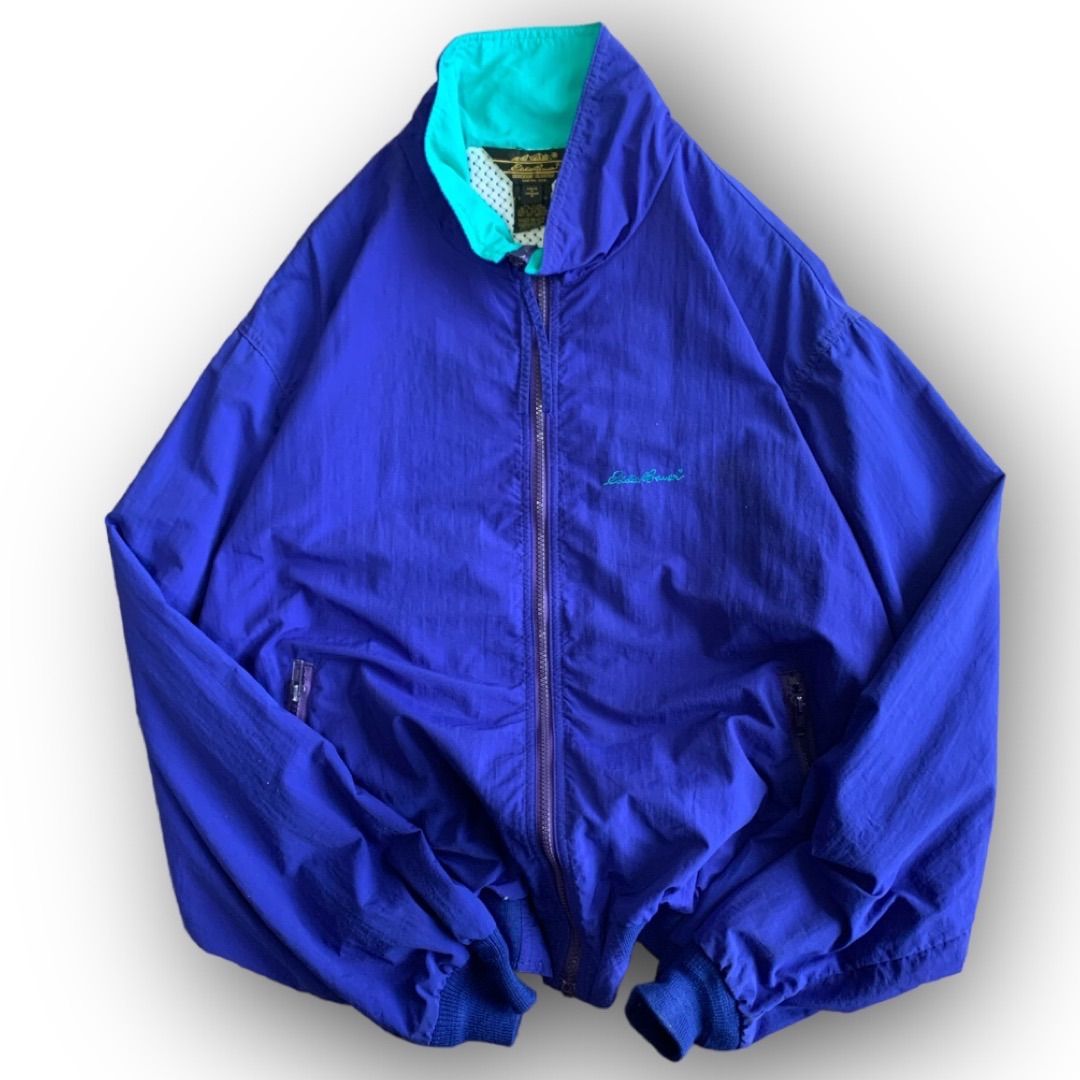 230924BRB252○ 1980'S Eddie Bauer (L) nylon jacket エディー 