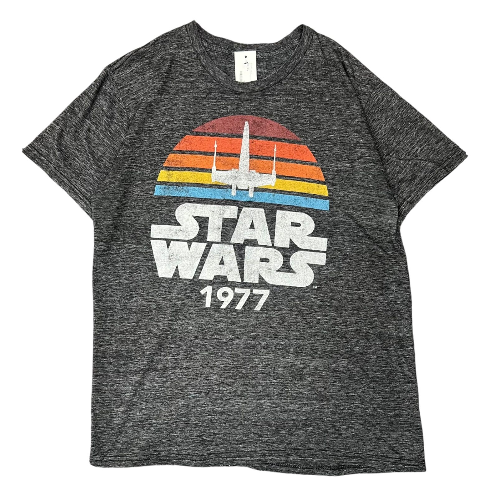 スターウォーズ 両面プリント 半袖Tシャツ Star Wars プリントTシャツ スターウォーズ 1977 Xウィング