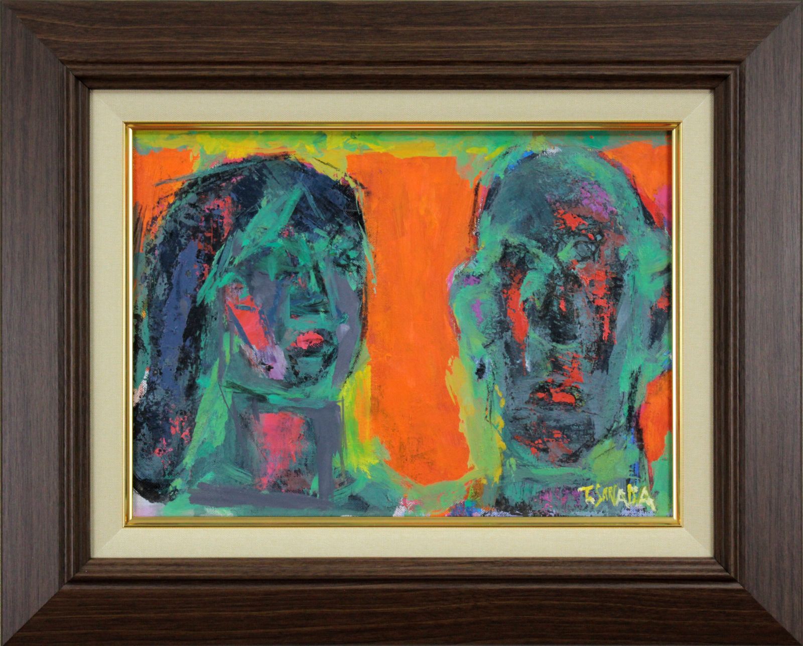砂田友治『二人』油彩画【真作保証】 絵画 砂田友治『二人』油彩画【真作保証】 絵画 - メルカリ