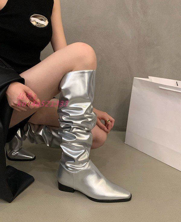 ロングブーツ ルーズ