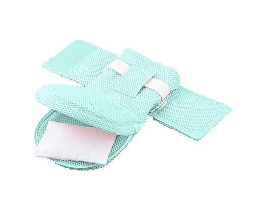 【新品・2営業日で発送】アズワン まもっ茶手(抜管防止ミトン) 小児用 メッシュ・グリーンTMM-SG31