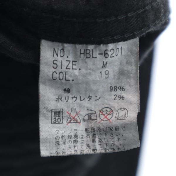 未使用 ハイストリート トラッカー デニムジャケット M ブラック HIGH STREET メンズ 【210330】43cm素材