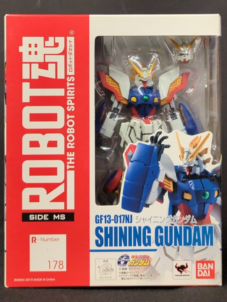 BANDAI - ROBOT魂(SIDE MS) シャイニングガンダム 機動武闘伝Gガンダム 完成品 可動フィギュア バンダイ ROBOT魂 -ロボット魂-〈SIDE MS〉 シャイニングガンダム 『機動