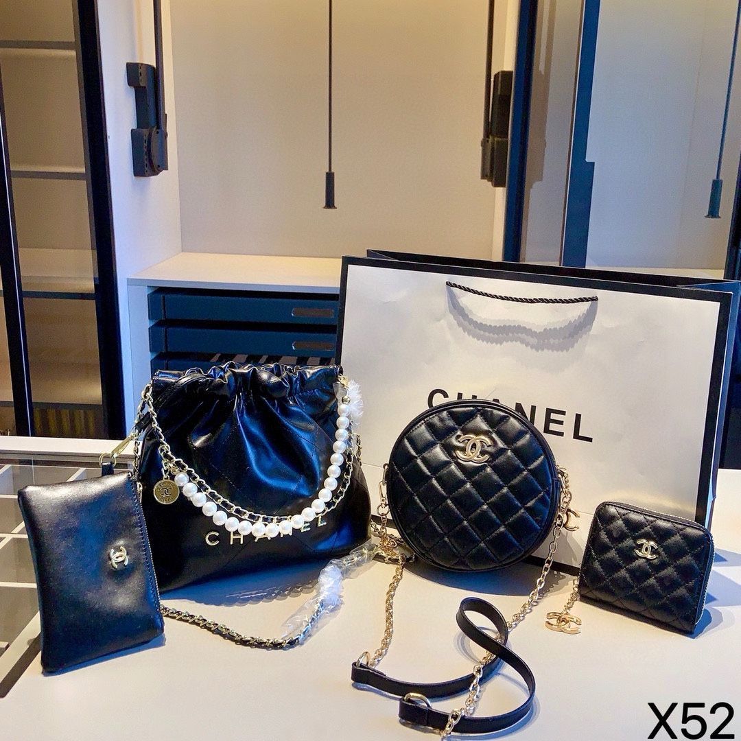 CHANEL小香丸餅包 財布 ハンドバッグ バッグを斜めにします バケツバッグ