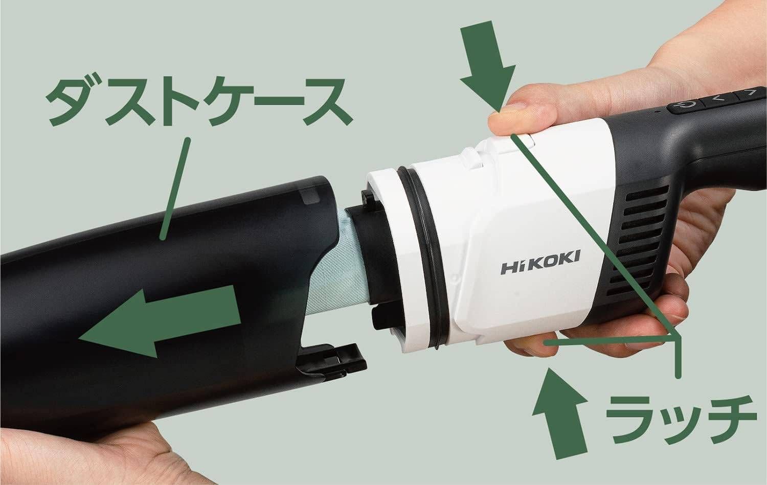 SALE安い新品★HiKOKI ダストケース式式スティック掃除機 R7DA(LC)ホワイト 日立