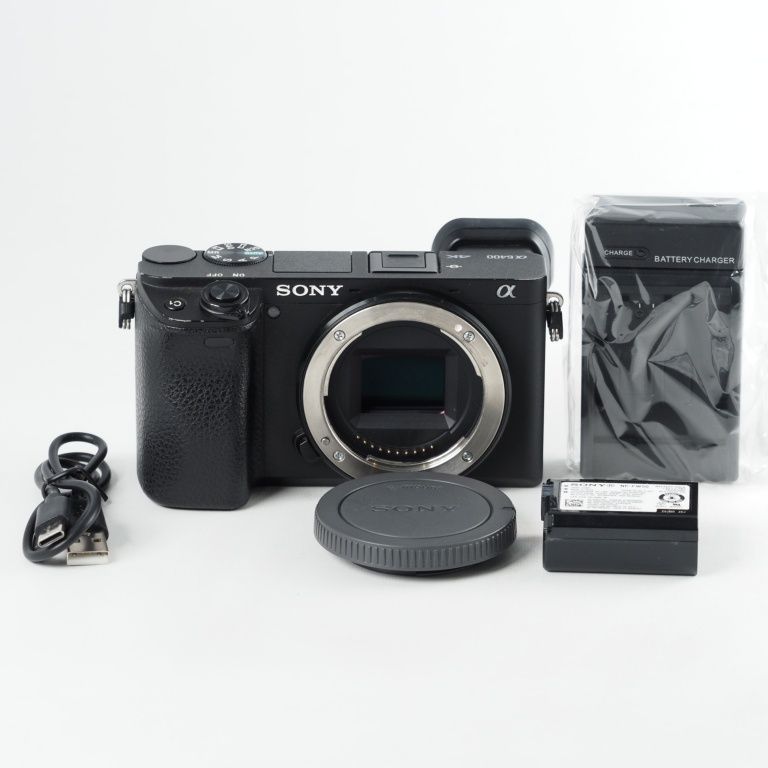 SONY ソニー APS C ミラーレス一眼カメラ α6400 ボディ レンズなし ブラック ILCE 6400 B 13728