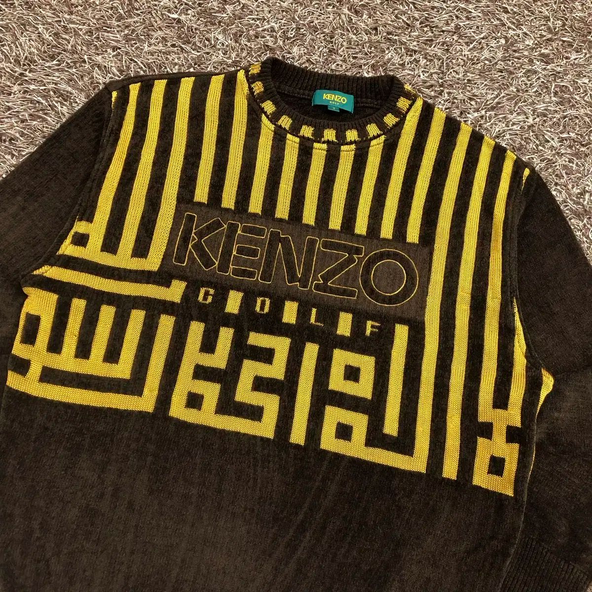 3 KENZO ケンゾー ロゴ ニット セーター 実寸 100