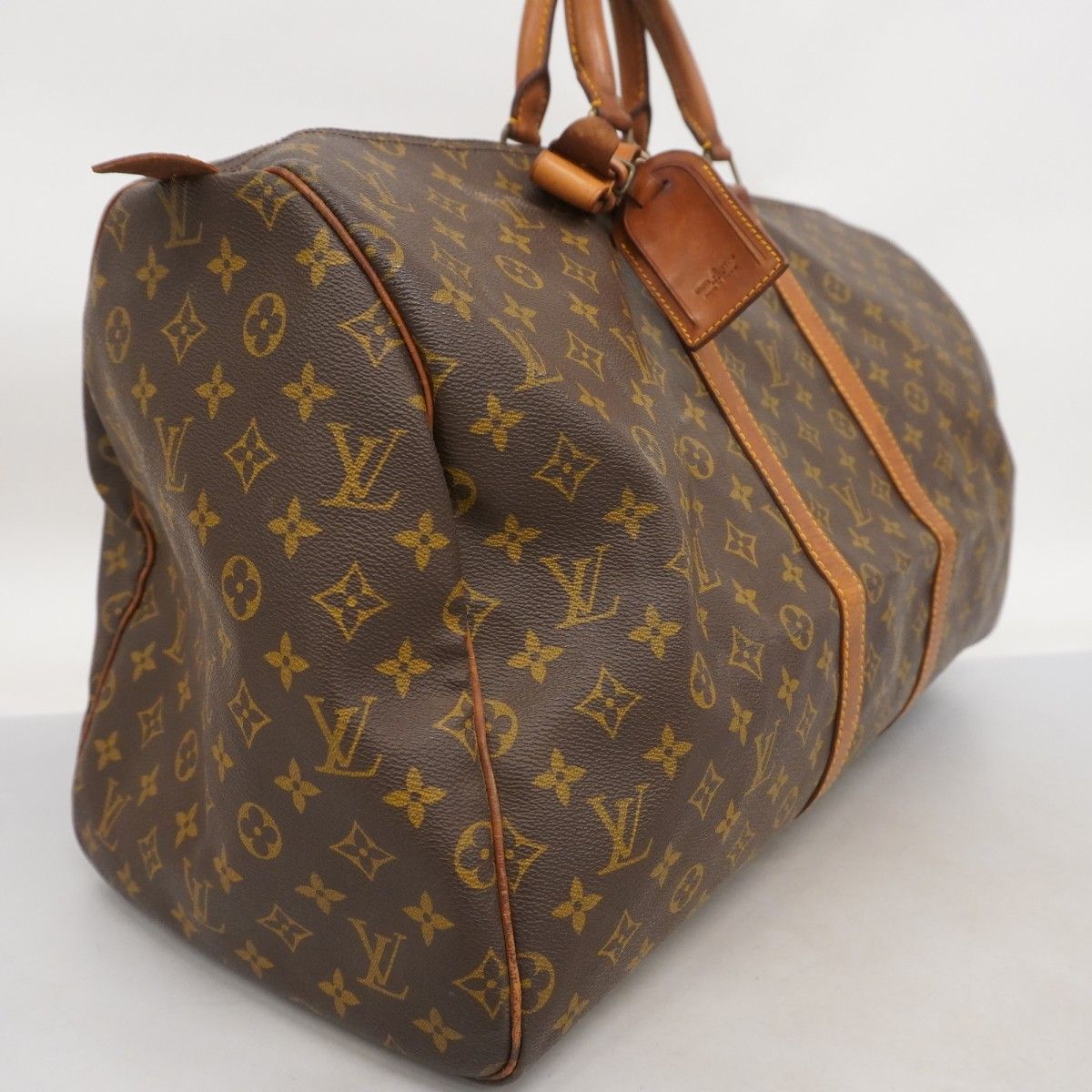 5mc2673 ルイヴィトン ボストンバッグ モノグラム キーポル55 M41424 ブラウン メンズ レディース ユニセックス