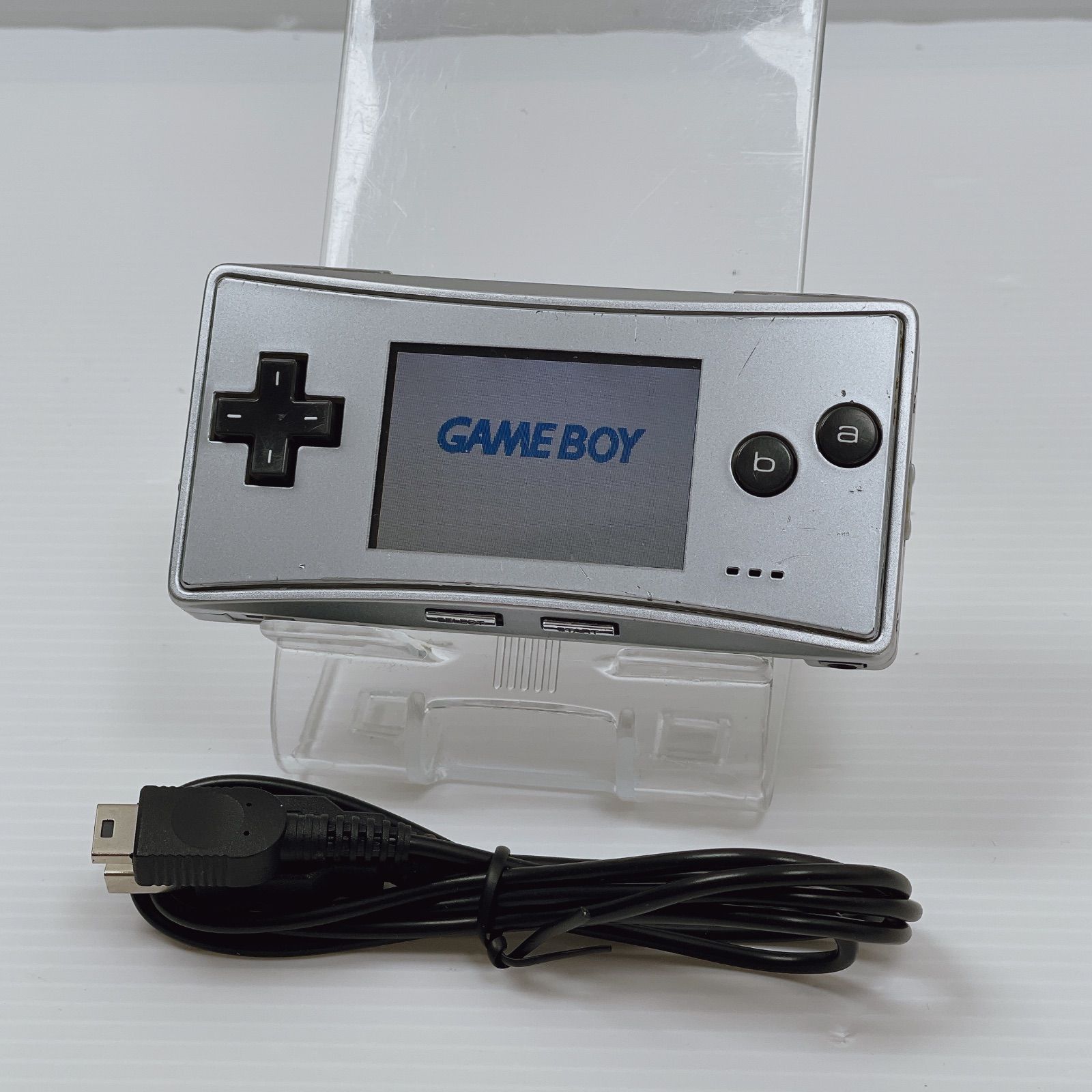 ゲームボーイミクロ シルバー 遊べるセット 動作 済み ニンテンドー Nintendo Gameboy Micro