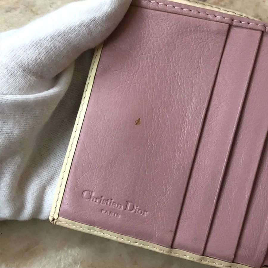 クリスチャンディオール　財布　トロッター　ピンク CHRISTIAN DIOR クリスチャンディオール 長財布 トロッター