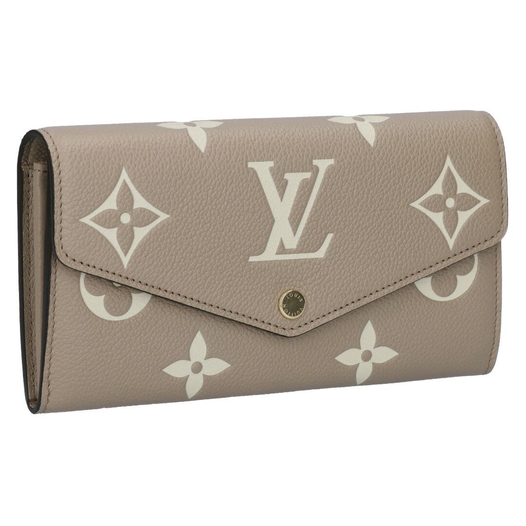 ルイヴィトン LOUIS VUITTON 長財布 フラップ財布 アンプラント