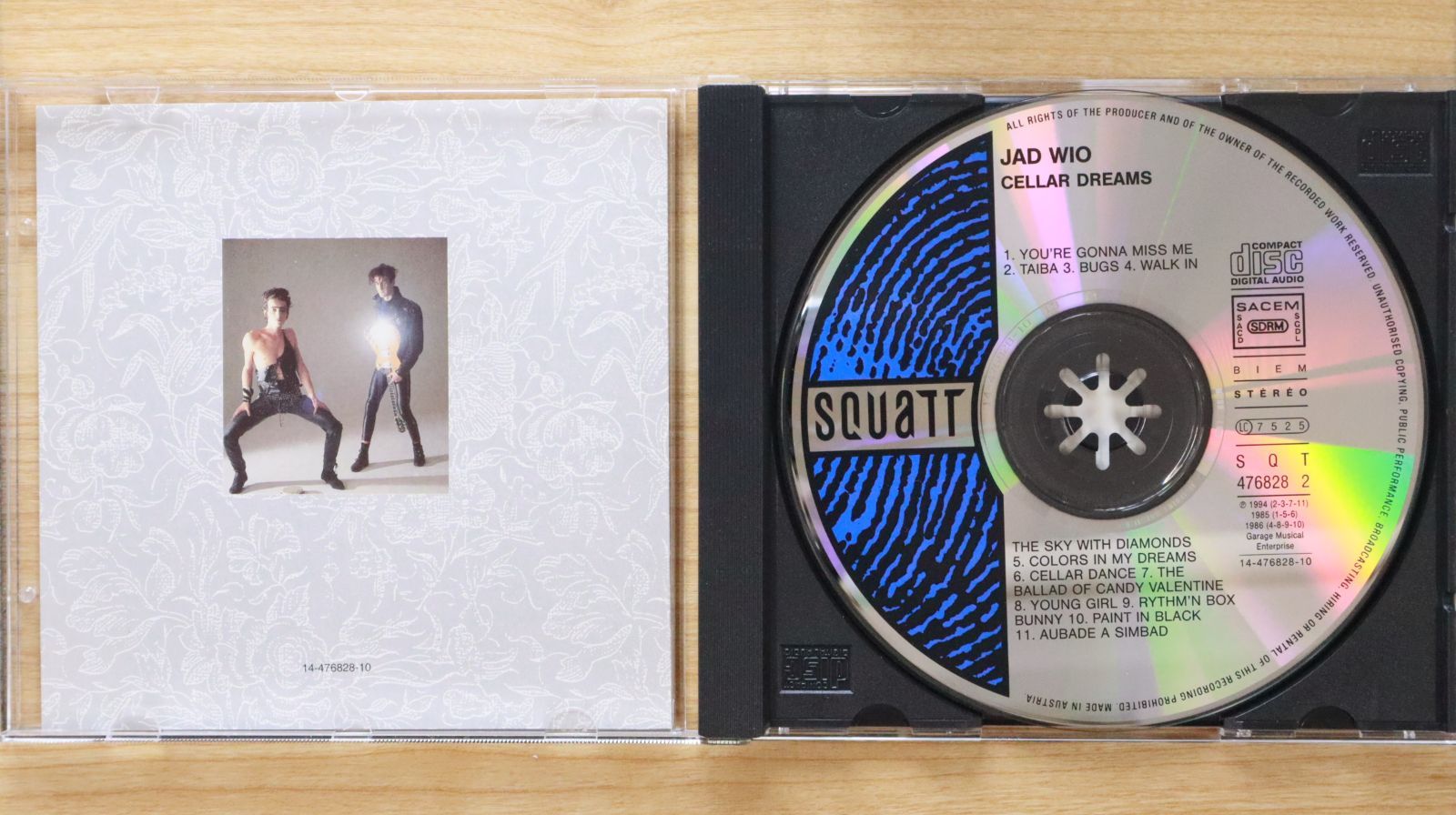 中古CD☆ジャド・ウィオ/Jad Wio□ Cellar Dreams 【SQT4768282