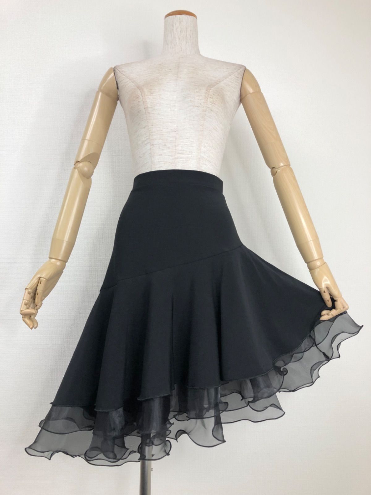 BYPLIE ストラップレススカート(リハーサル丈) バイブリエバレエ