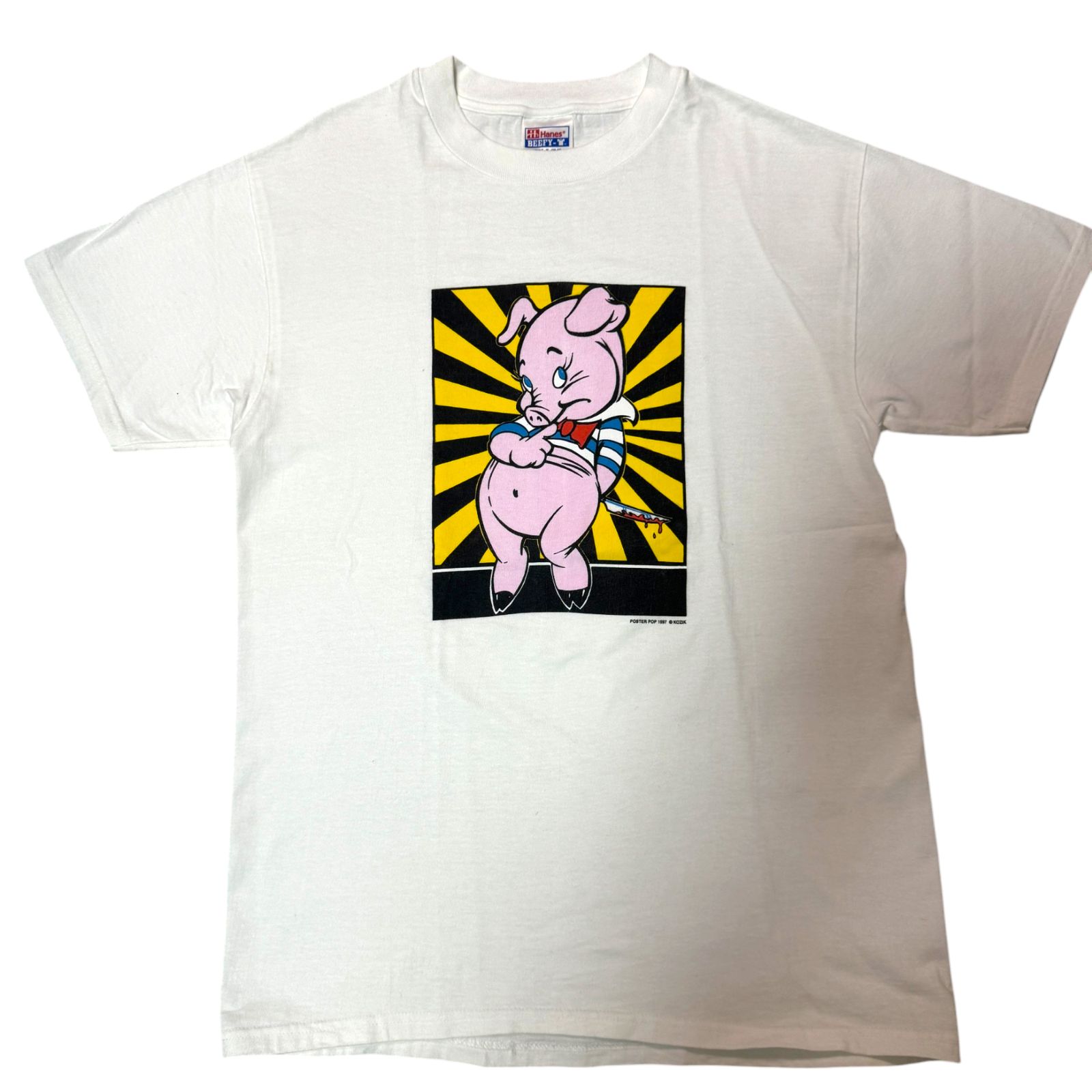 90s - 00s Frank Kozik Killdozer Piggums Tシャツ Mサイズ