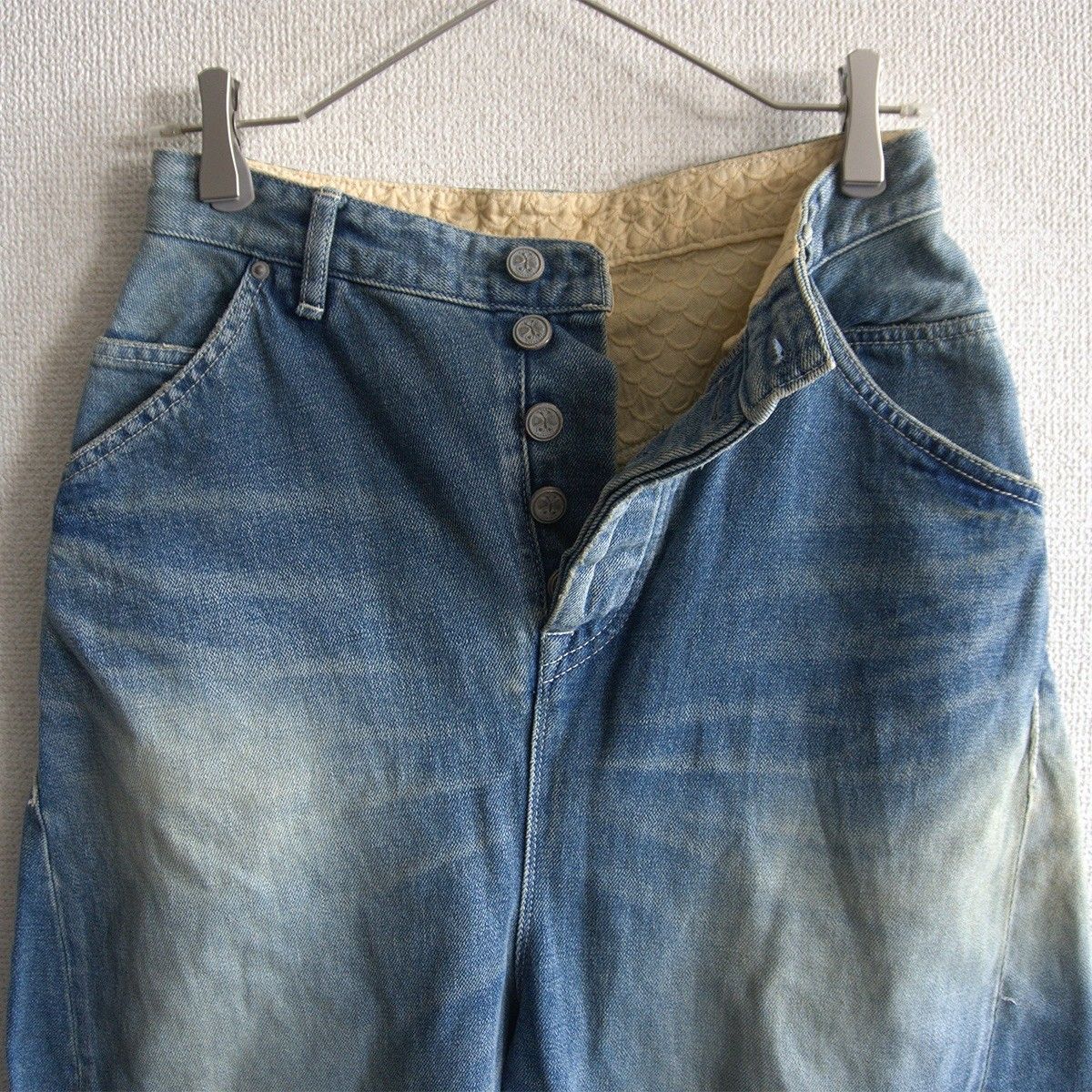 セ*リ様 mina perhonen always デニムパンツ 34 定価3.9万】ミナペルホネン mina perhonen always デニムパンツ