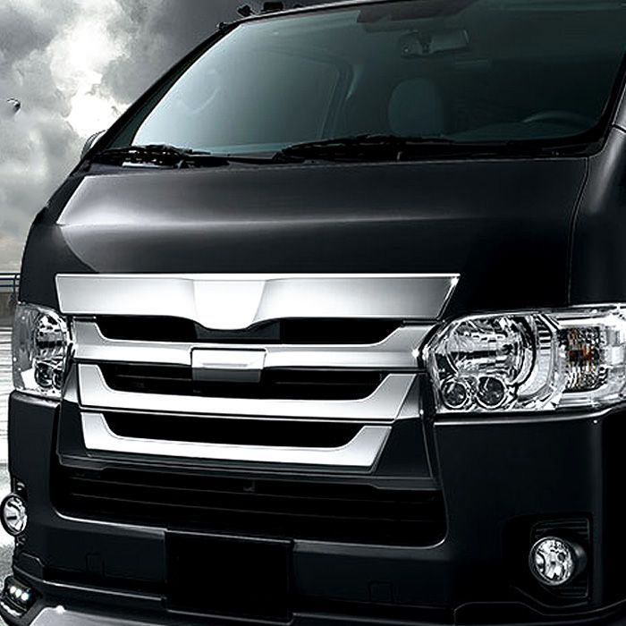 ハイエース200系 純正フロントグリル 標準ボディ用 5型 中古品②