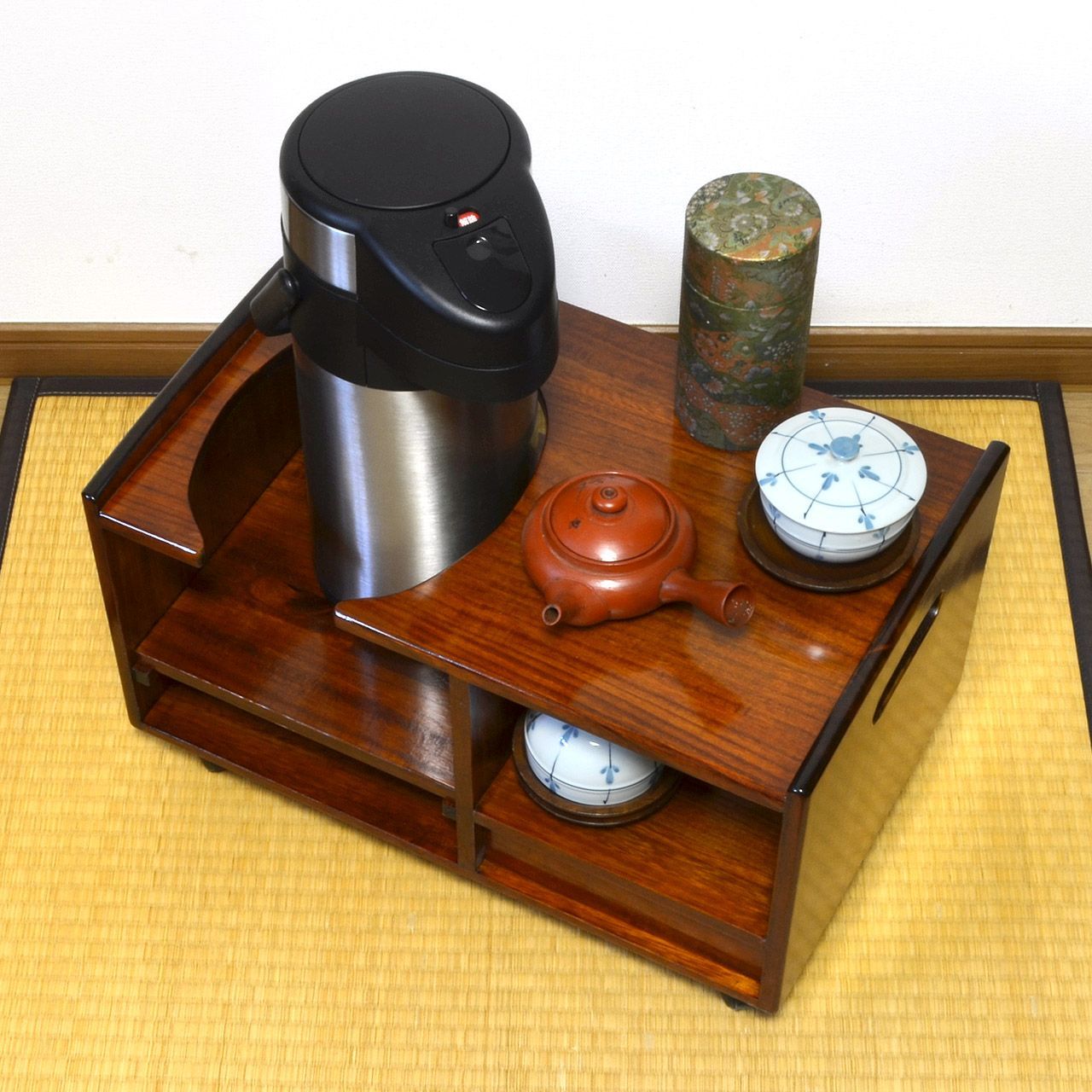 日本製 お座敷ポットワゴン 桐材 - メルカリ