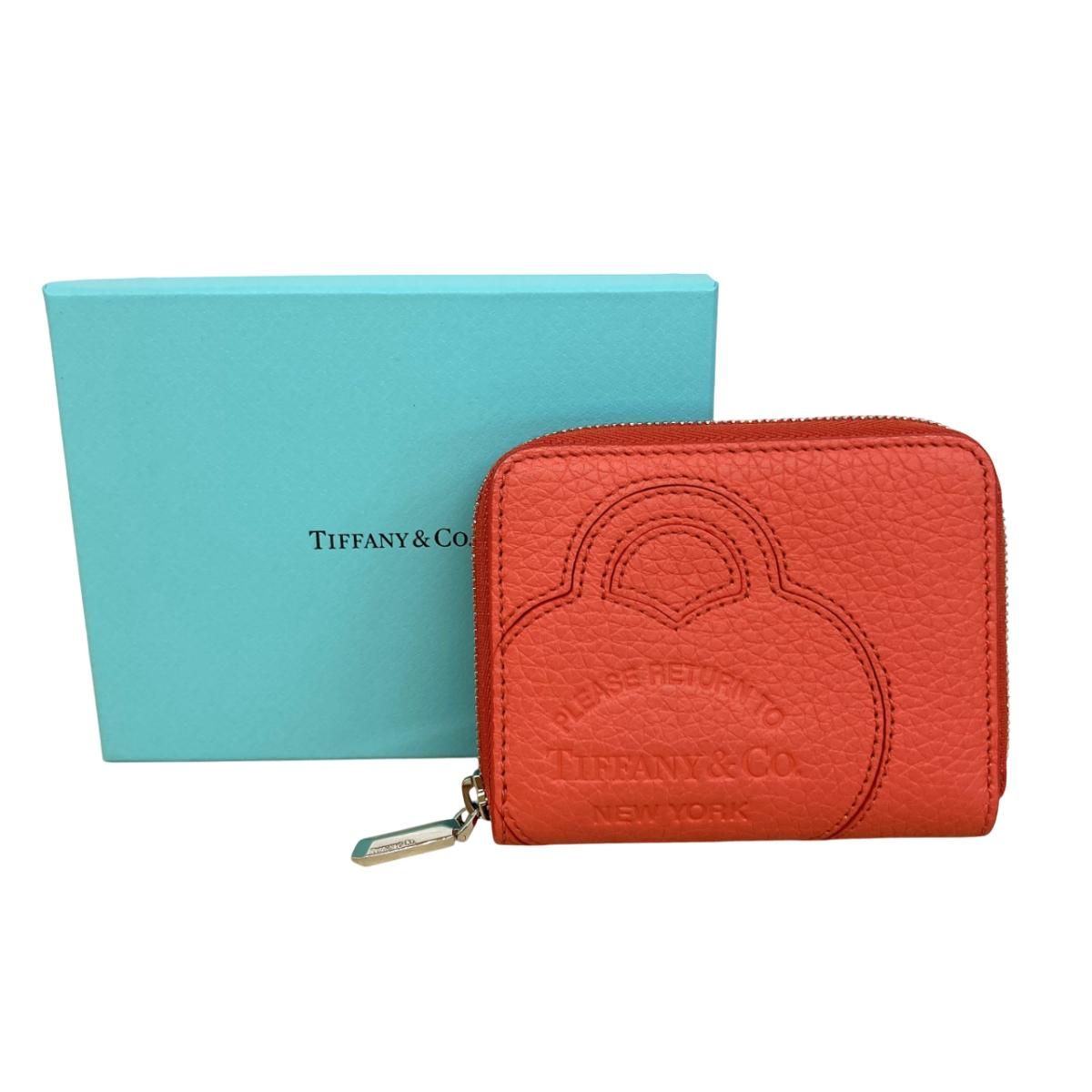 中古】 Tiffany&Co. （ティファニー） ﾘﾀｰﾝﾄｩﾃｨﾌｧﾆｰ ｺｲﾝｹｰｽ 財布
