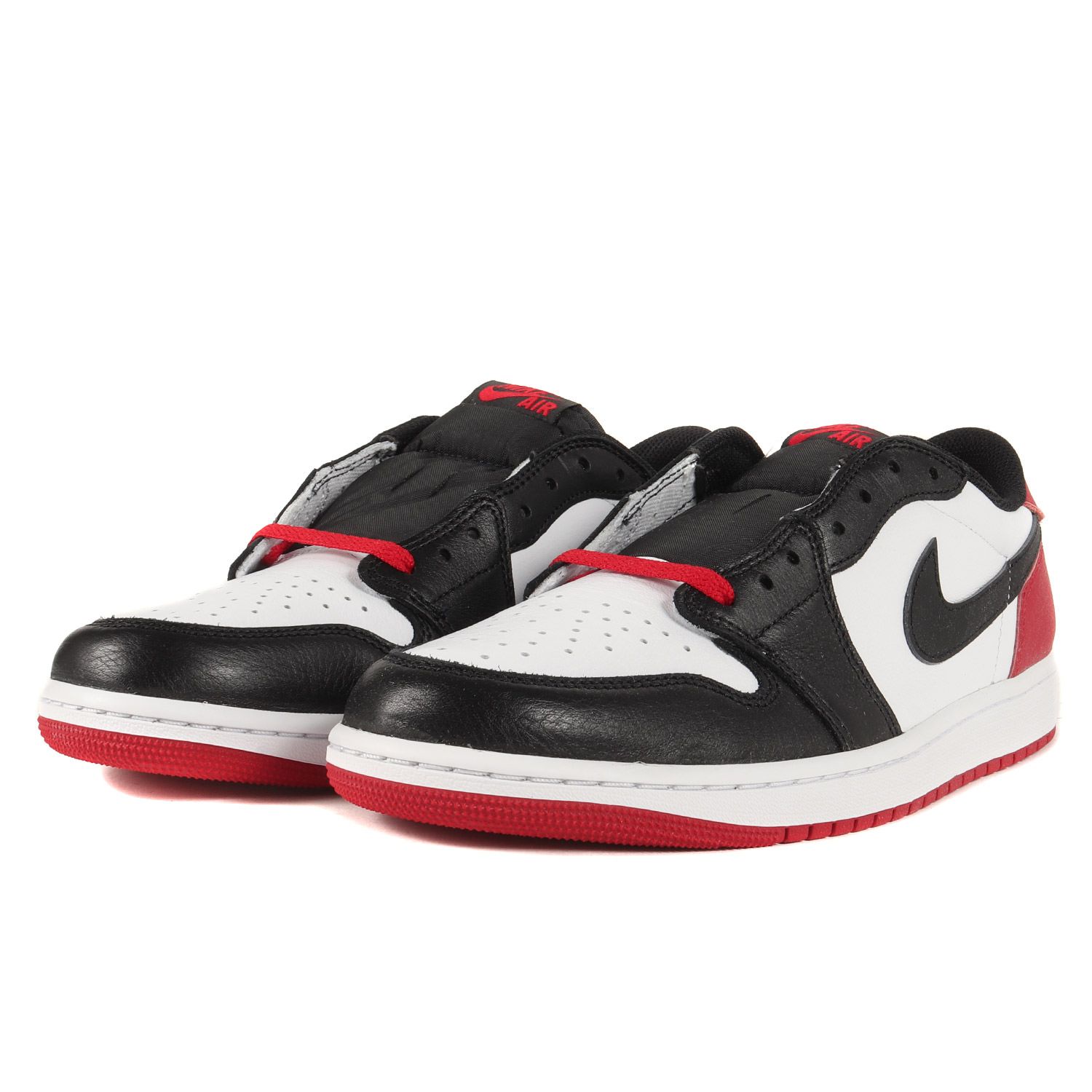 新品 NIKE ナイキ サイズ:28.5cm AIR JORDAN 1 LOW OG BLACK TOE つま