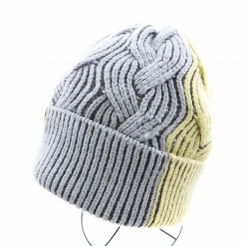 ✨極美品ヴィヴィアンウエストウッド　オーヴ　ニット帽　ビーニー　ネイビー　グレー ☆vivienne westwood☆SPORTY BEANIE ニット帽 / 男女兼用