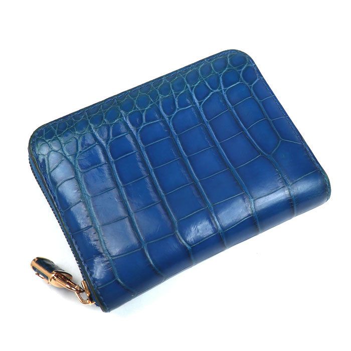 LOUIS VUITTON ルイ ヴィトン ジッピー コインパース コインケース エキゾチックレザー ブルーサントリン N96069 IC ユニセックス
